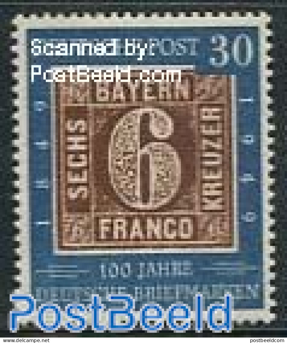 Germany, Federal Republic 1949 30pf, Stamp Out Of Set, Mint NH, Stamps On Stamps - Nuevos