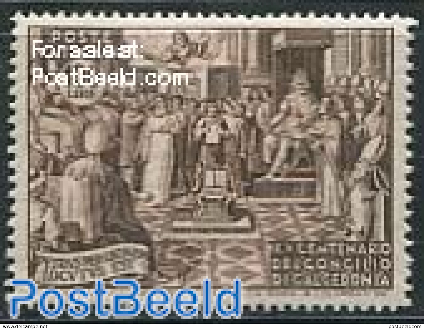Vatican 1951 100L, Stamp Out Of Set, Unused (hinged) - Unused Stamps