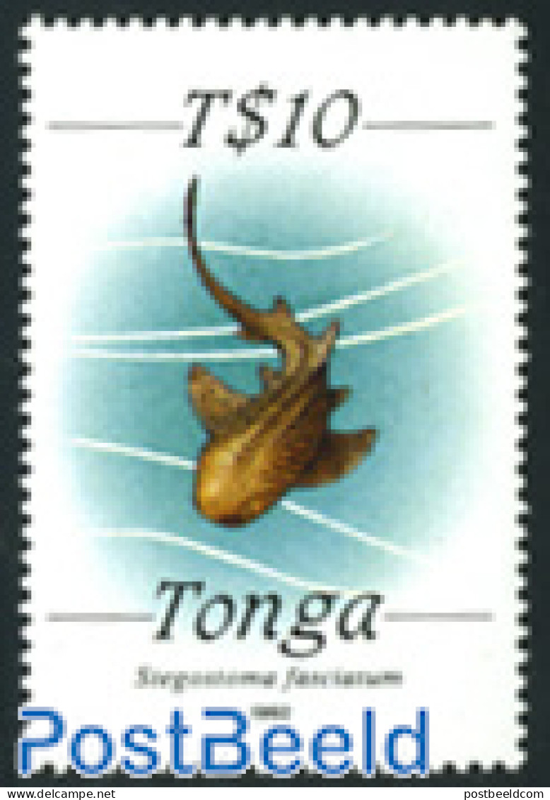 Tonga 1992 Stamp Out Of Set, Mint NH, Nature - Fish - Peces