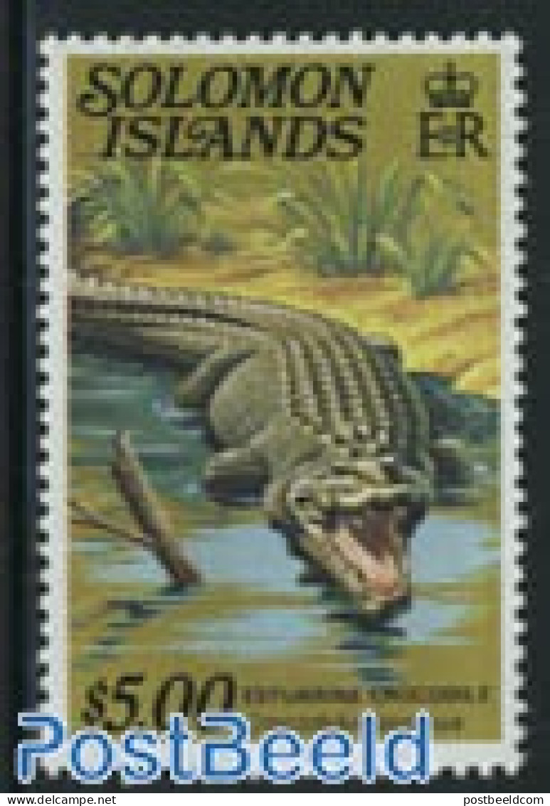 Solomon Islands 1979 Stamp Out Of Set, Mint NH, Nature - Reptiles - Salomoninseln (Salomonen 1978-...)