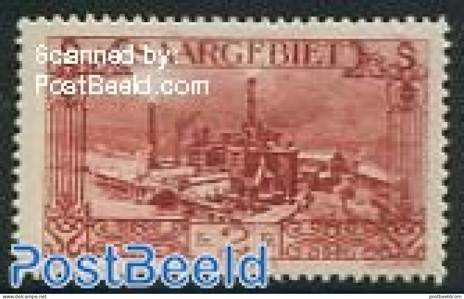 Germany, Saar 1926 2Fr, Stamp Out Of Set, Unused (hinged), Various - Industry - Factories & Industries