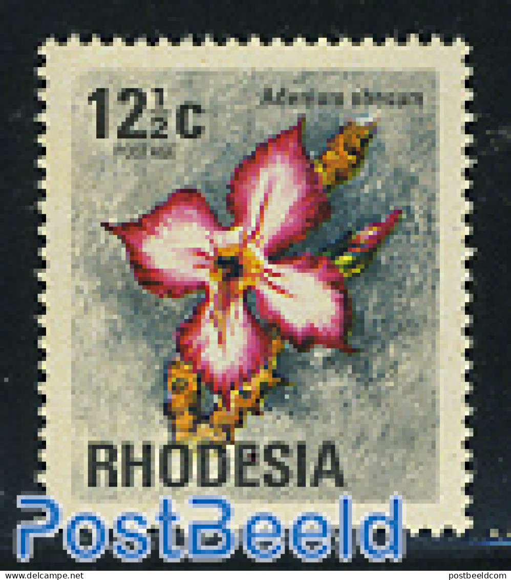 Rhodesia 1974 Stamp Out Of Set, Mint NH, Nature - Flowers & Plants - Otros & Sin Clasificación