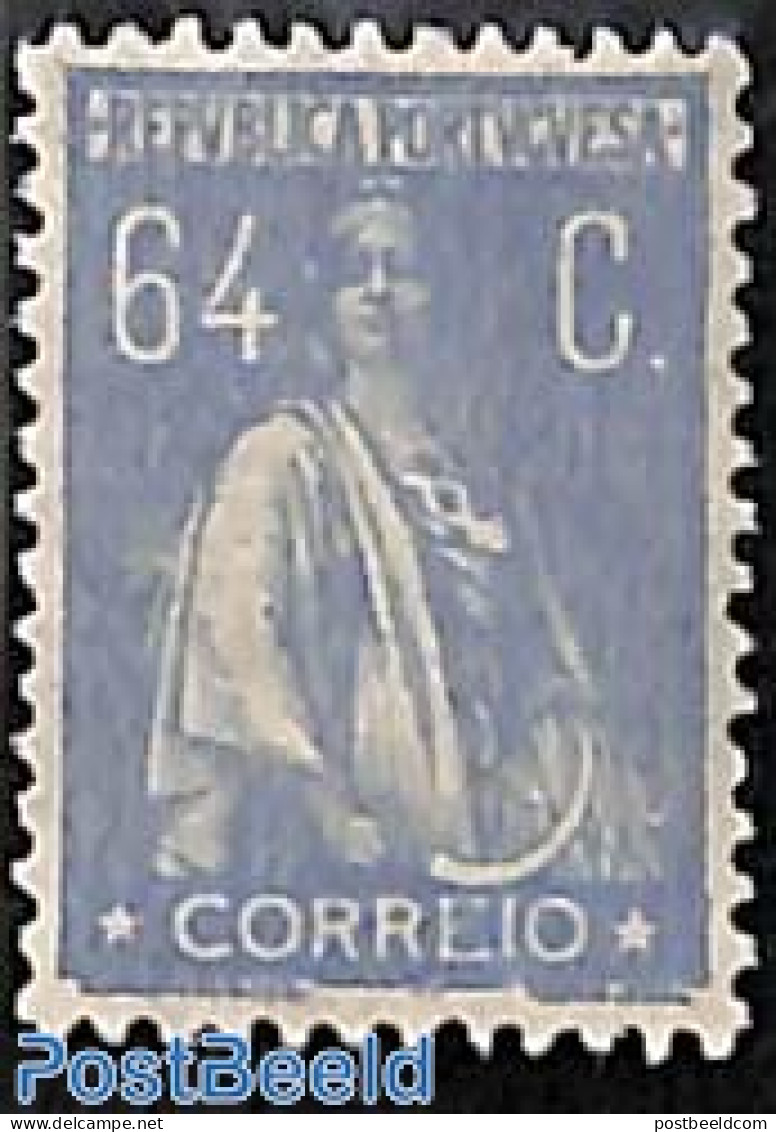 Portugal 1920 64c, Stamp Out Of Set, Unused (hinged) - Unused Stamps