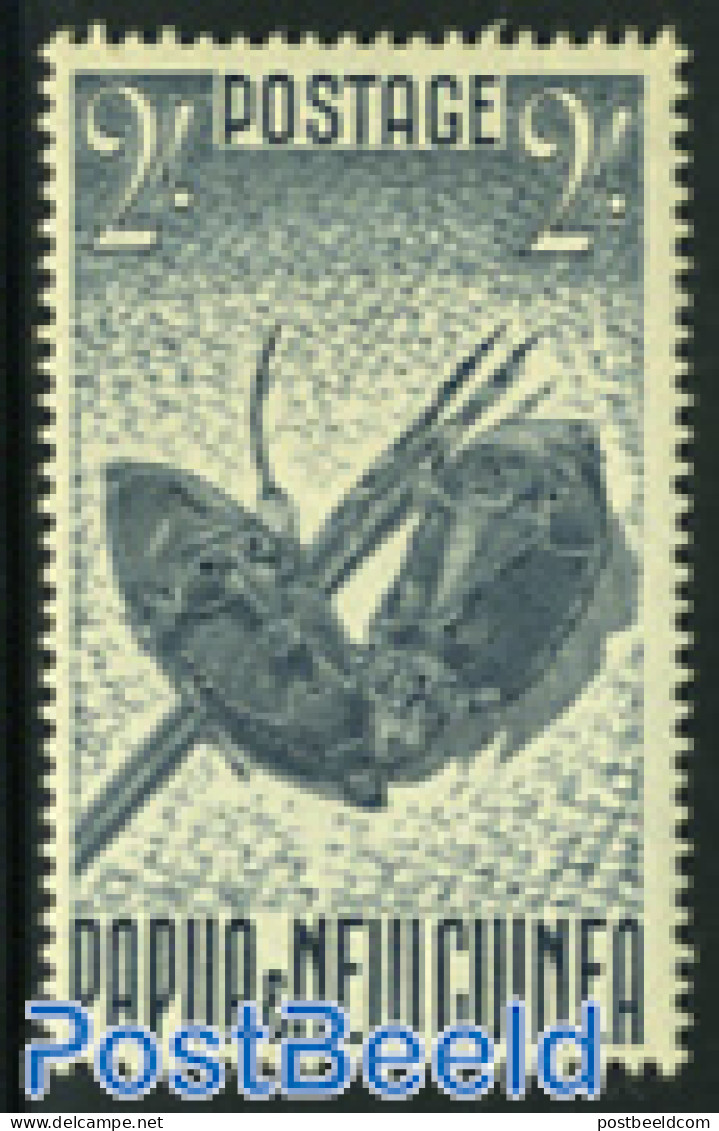 Papua New Guinea 1952 2Sh, Stamp Out Of Set, Mint NH, Art - Art & Antique Objects - Papua New Guinea