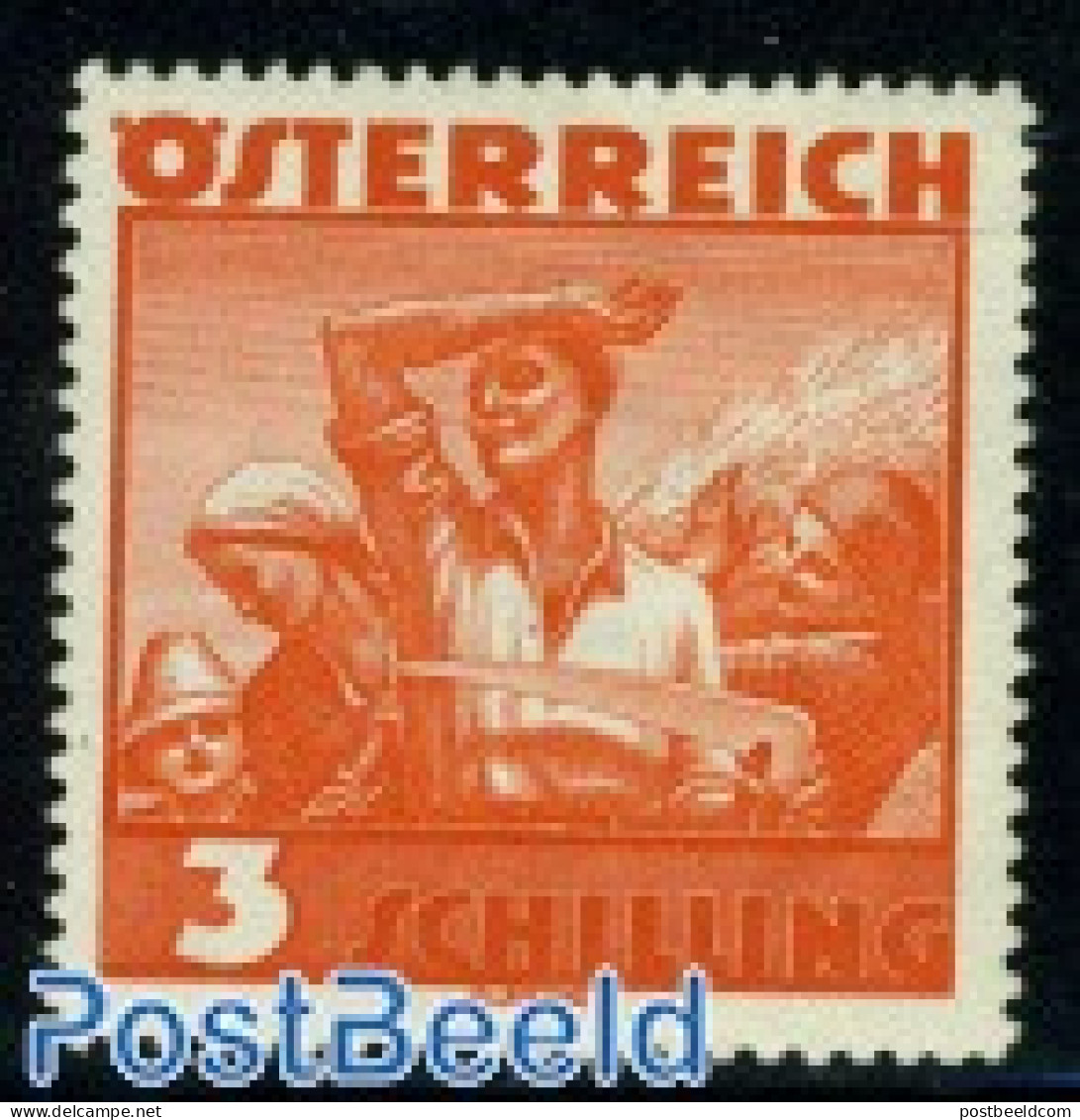 Austria 1934 3S, Stamp Out Of Set, Unused (hinged) - Unused Stamps