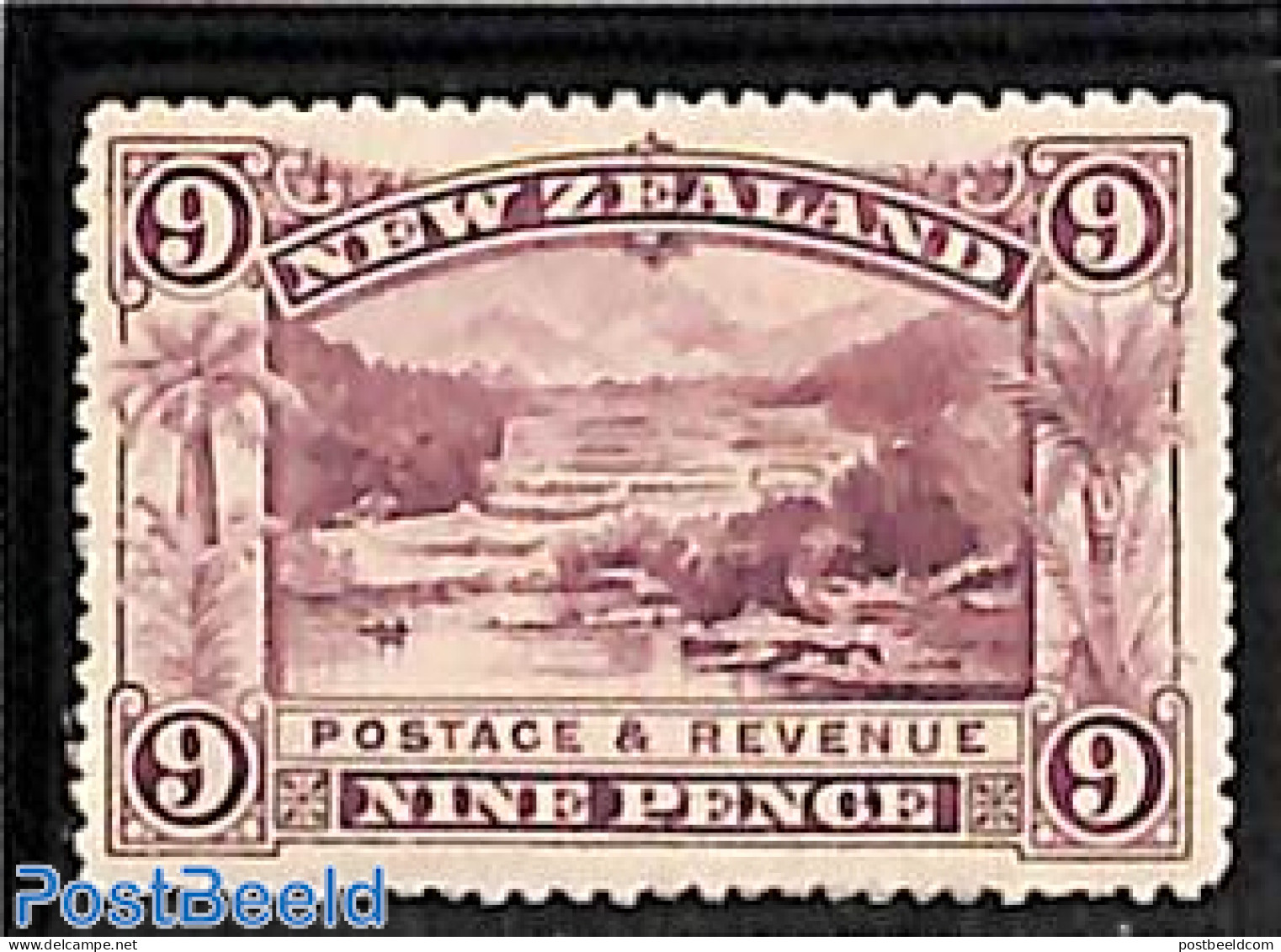 New Zealand 1898 9p, Stamp Out Of Set, Unused (hinged) - Unused Stamps