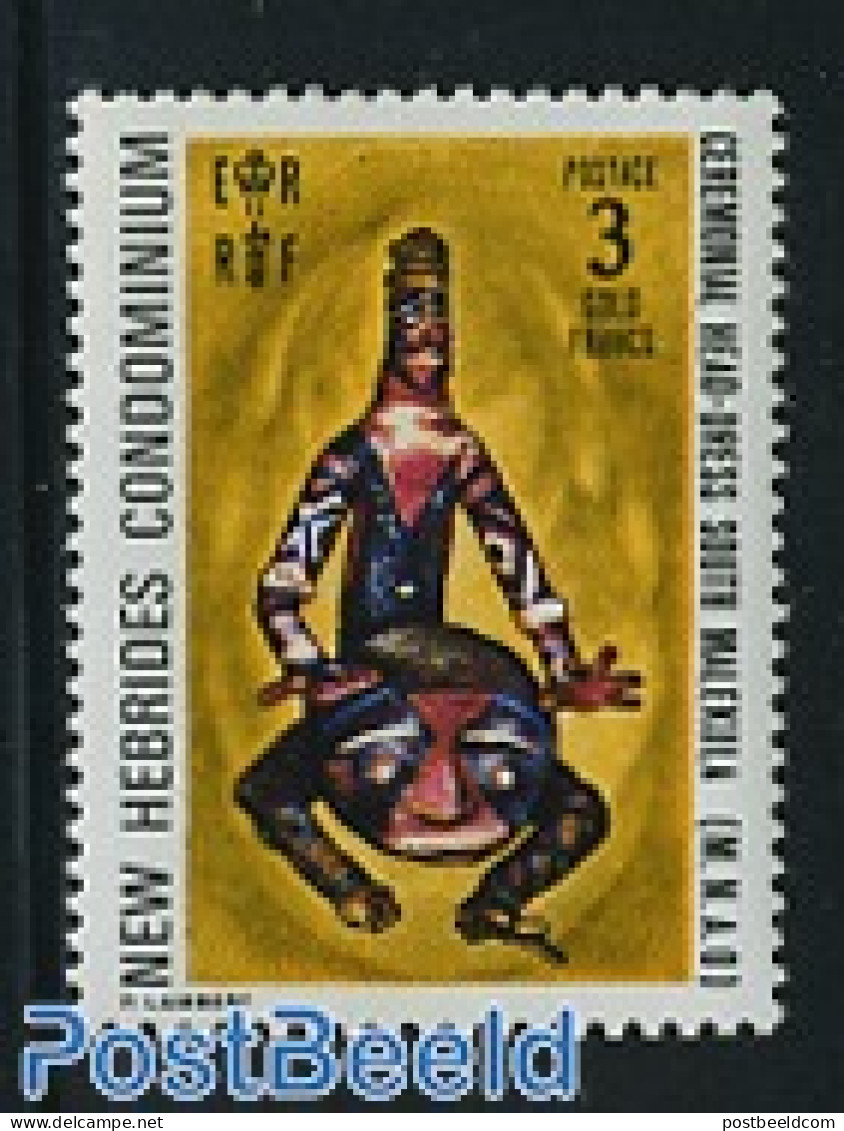New Hebrides 1972 Stamp Out Of Set, Mint NH, Various - Folklore - Ongebruikt