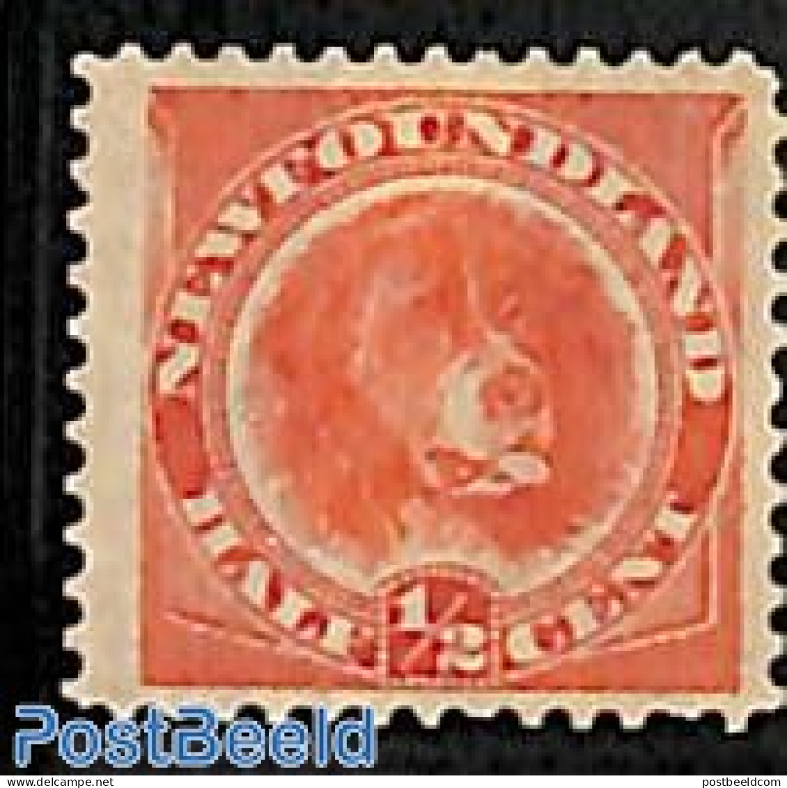 Newfoundland 1887 1/2c, Stamp Out Of Set, Unused (hinged), Nature - Dogs - Autres & Non Classés