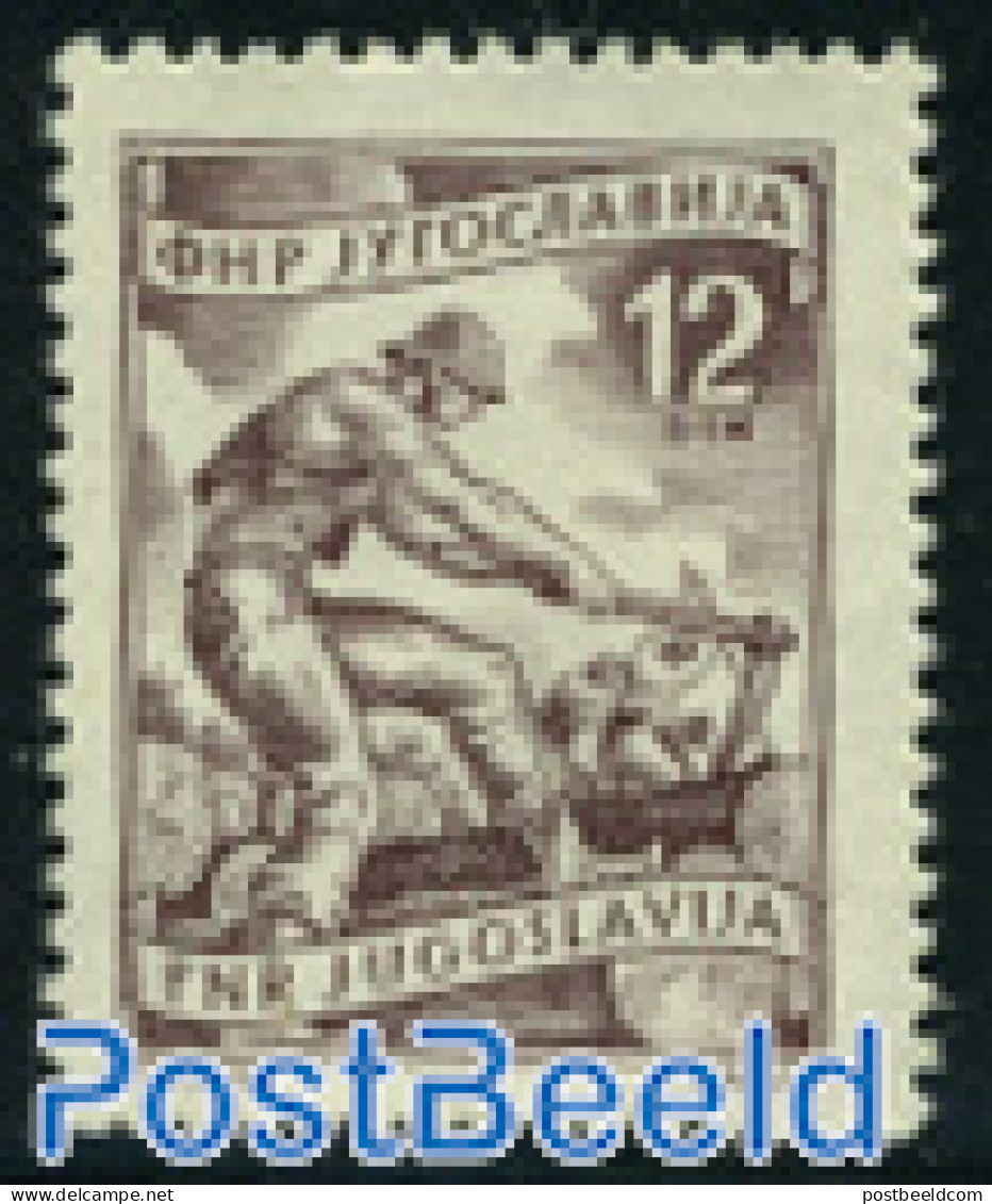 Yugoslavia 1953 12D, Stamp Out Of Set, Mint NH, Nature - Trees & Forests - Ongebruikt
