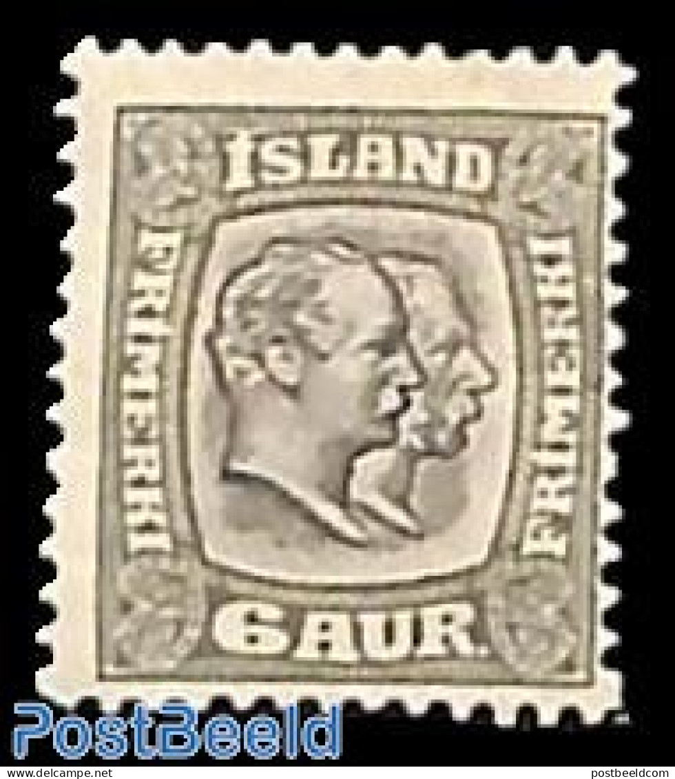 Iceland 1907 6A, Stamp Out Of Set, Unused (hinged) - Neufs