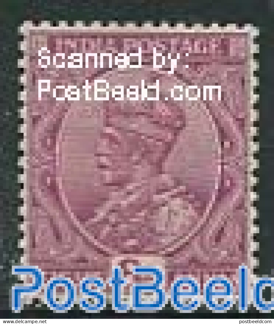 India 1911 8A, Bright Lilac, Stamp Out Of Set, Unused (hinged) - Neufs