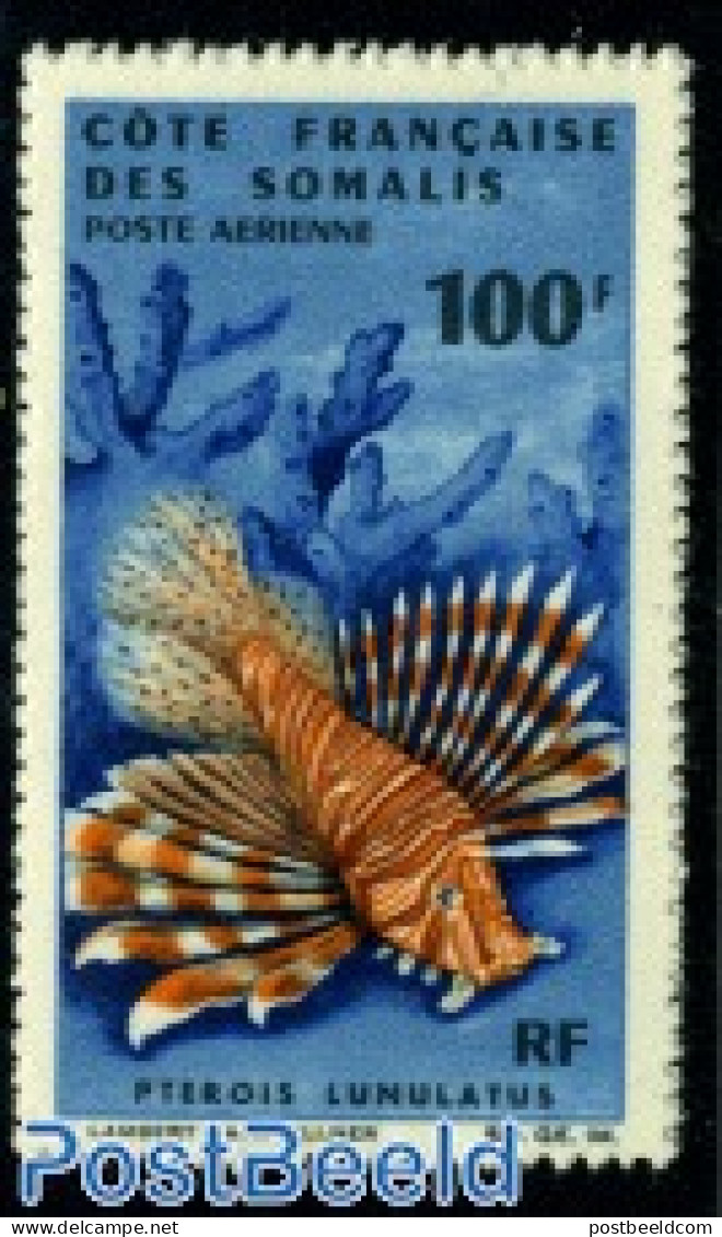 French Somalia 1966 Stamp Out Of Set, Mint NH, Nature - Fish - Fishes