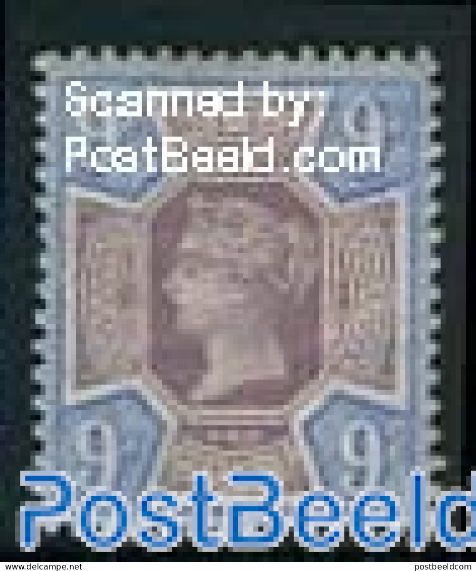 Great Britain 1887 9p, Stamp Out Of Set, Unused (hinged) - Usados