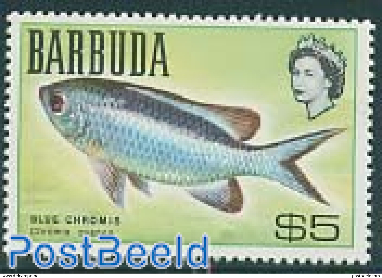 Barbuda 1968 Stamp Out Of Set, Mint NH, Nature - Fish - Fische