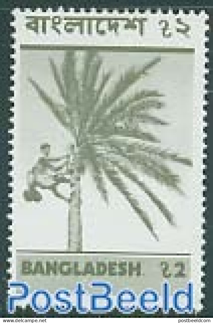 Bangladesh 1973 2T, Type II, Stamp Out Of Set, Mint NH, Nature - Trees & Forests - Rotary, Lions Club