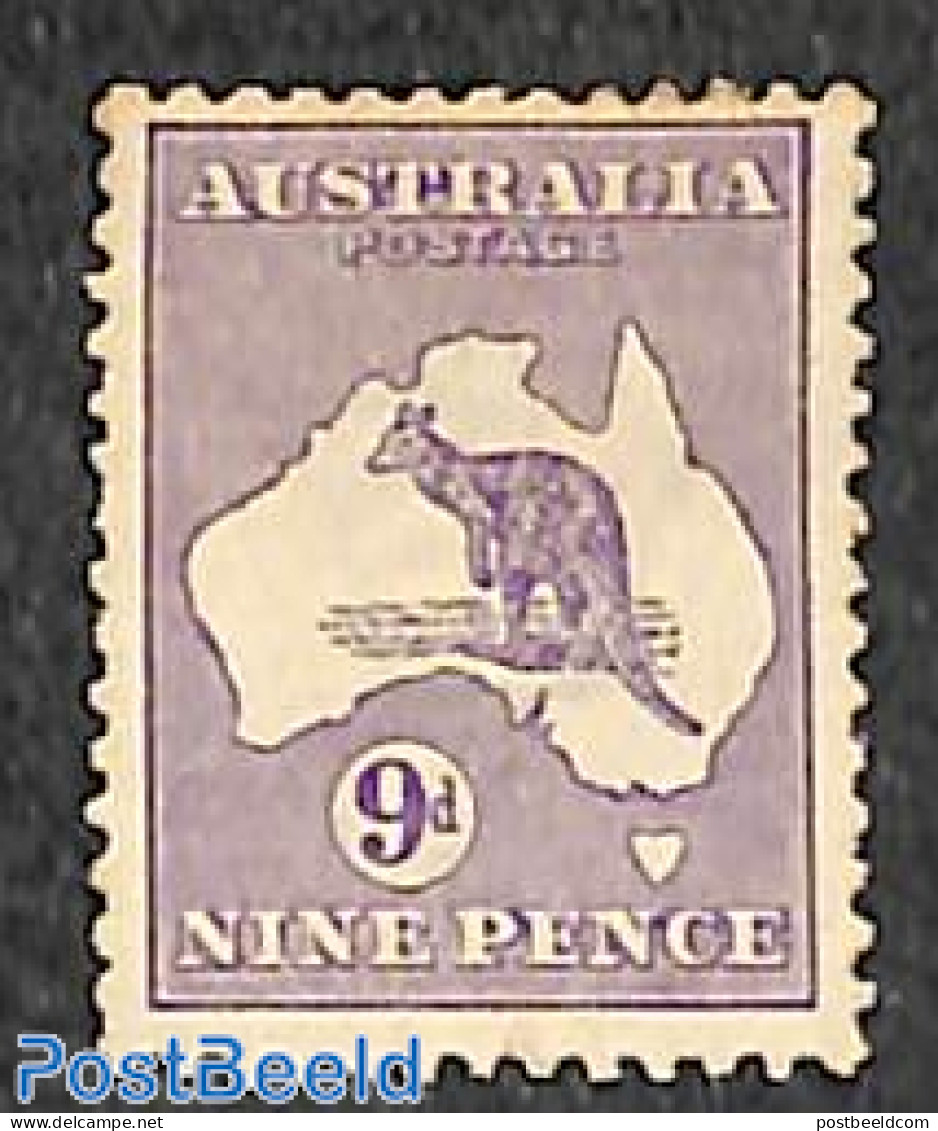 Australia 1915 9p, WM3, Stamp Out Of Set, Unused (hinged) - Unused Stamps