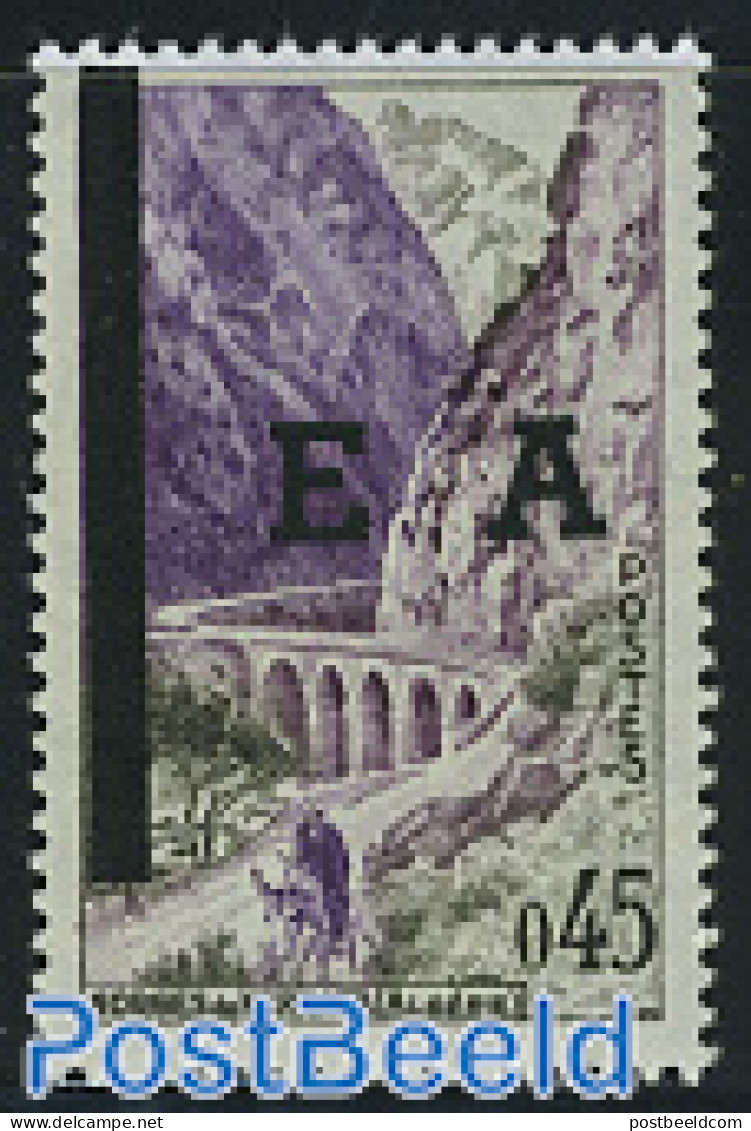 Algeria 1962 0.45, Stamp Out Of Set, Mint NH, Art - Bridges And Tunnels - Ongebruikt