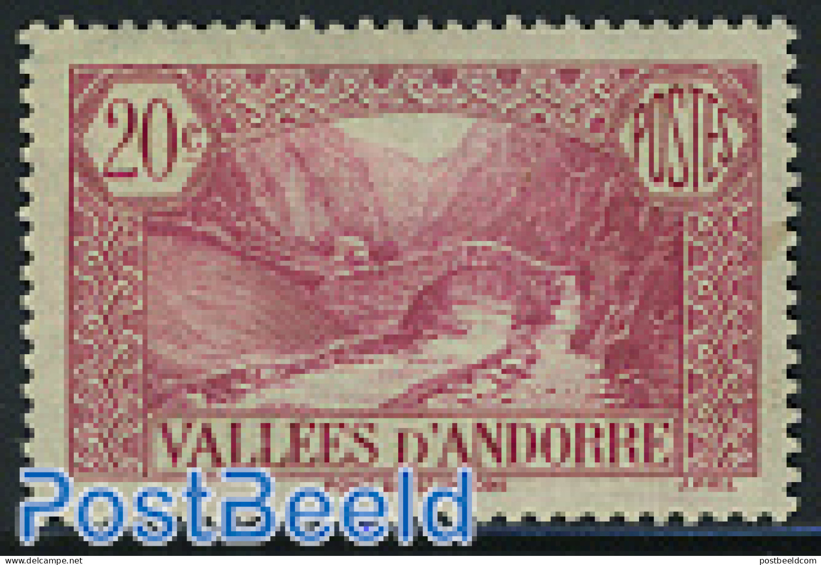 Andorra, French Post 1969 20c, Stamp Out Of Set, Unused (hinged), Nature - Insects - Ongebruikt