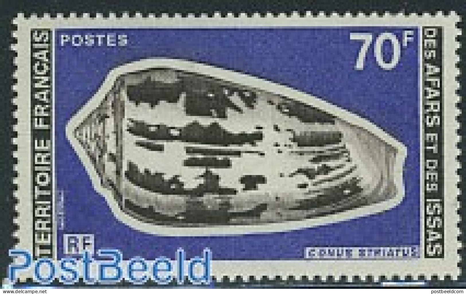 Afars And Issas 1977 Stamp Out Of Set, Mint NH, Nature - Shells & Crustaceans - Ungebraucht