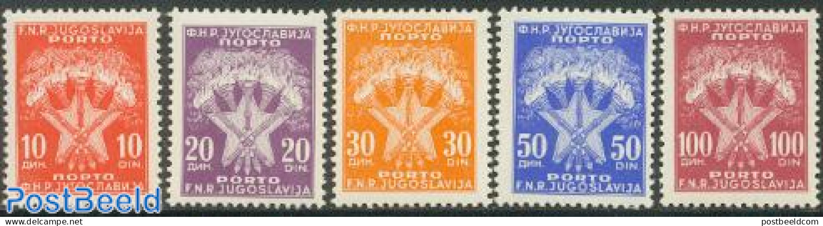 Yugoslavia 1962 Postage Due 5v, Mint NH, History - Coat Of Arms - Sonstige & Ohne Zuordnung