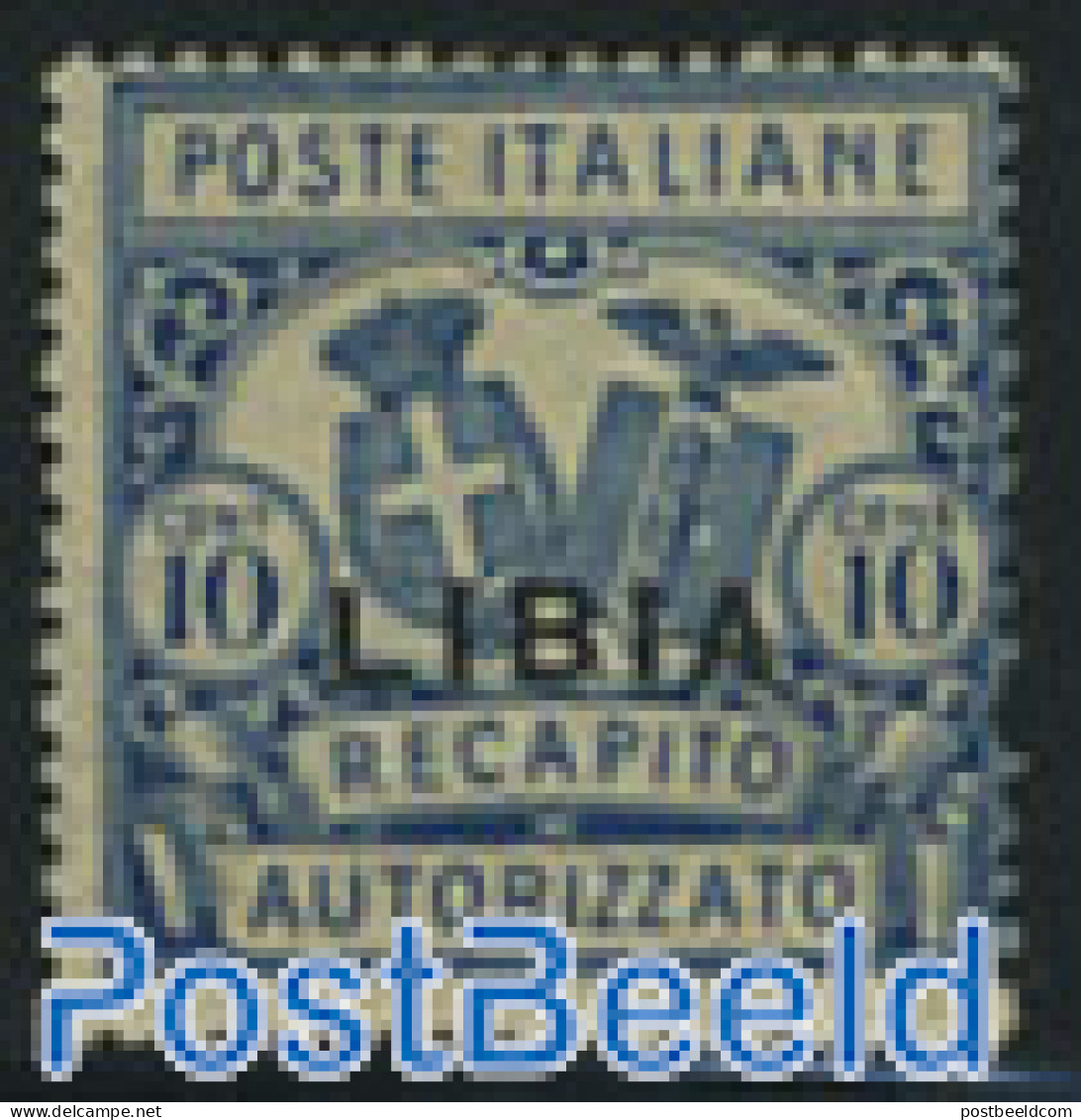 Italian Lybia 1929 Recapito 1v, Unused (hinged) - Libye