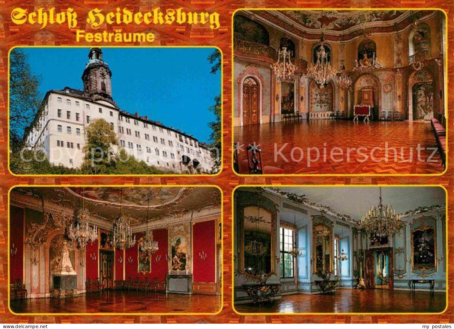 72640436 Rudolstadt Schloss Heidecksburg Grosser Festsaal Roter Festsaal Gruener - Rudolstadt