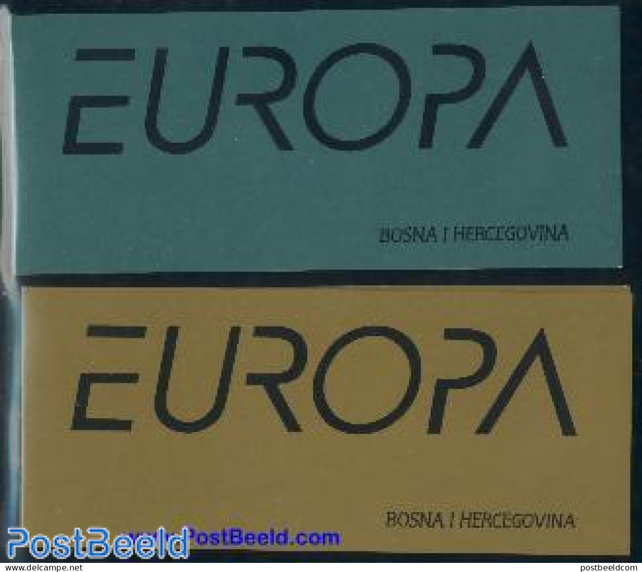 Bosnia Herzegovina 2001 Europa 2 Booklets, Mint NH, History - Nature - Europa (cept) - Water, Dams & Falls - Stamp Boo.. - Zonder Classificatie