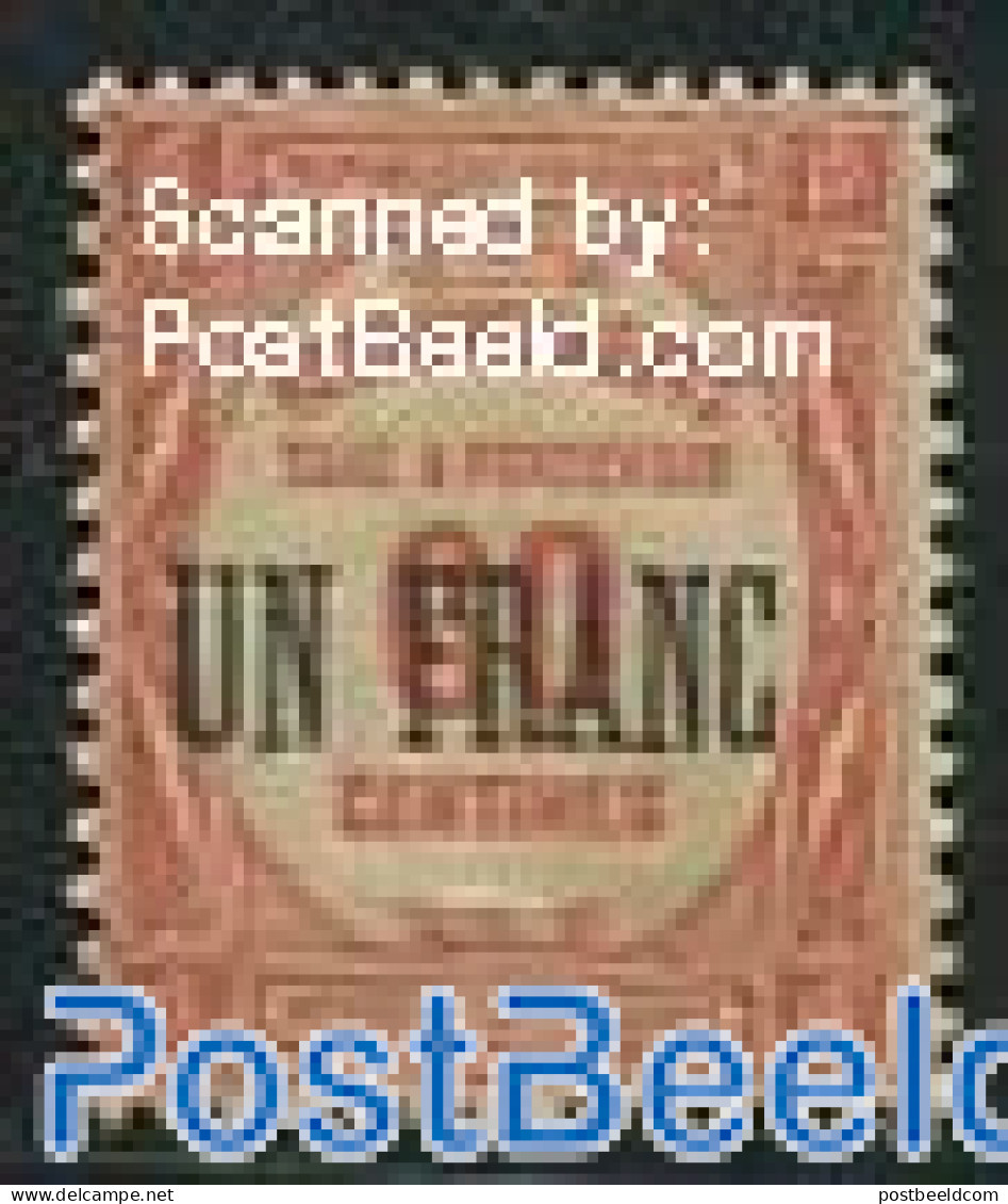 France 1931 Postage Due Overprint 1v, Unused (hinged) - 1859-1959 Mint/hinged