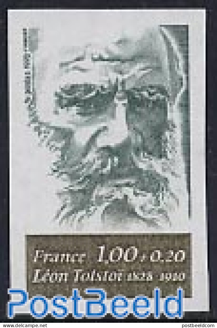 France 1978 L.N. Tolstoj 1v Imperforated, Mint NH, Authors - Unused Stamps