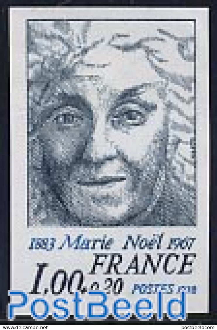 France 1978 M. Noel 1v Imperforated, Mint NH, Authors - Nuevos