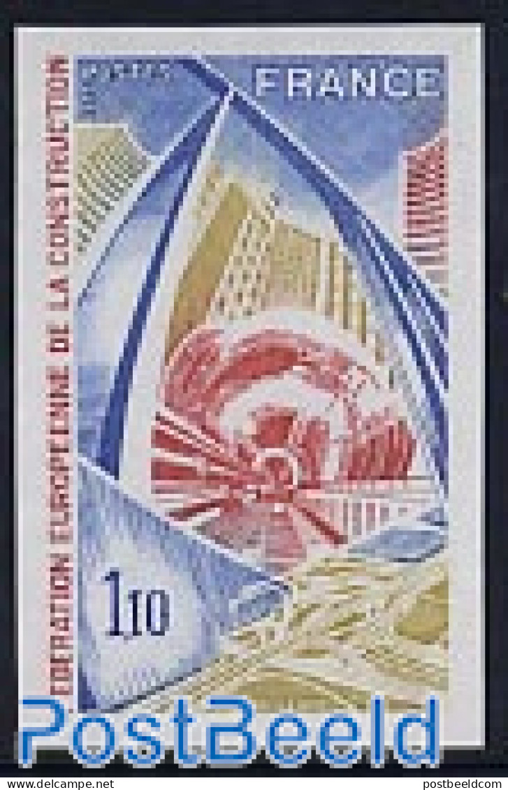 France 1977 Construction Companies 1v Imperforated, Mint NH - Ongebruikt
