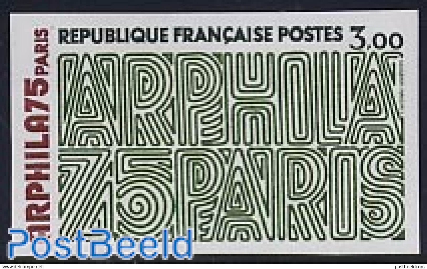 France 1975 Arphila 1v Imperforated, Mint NH, Philately - Unused Stamps