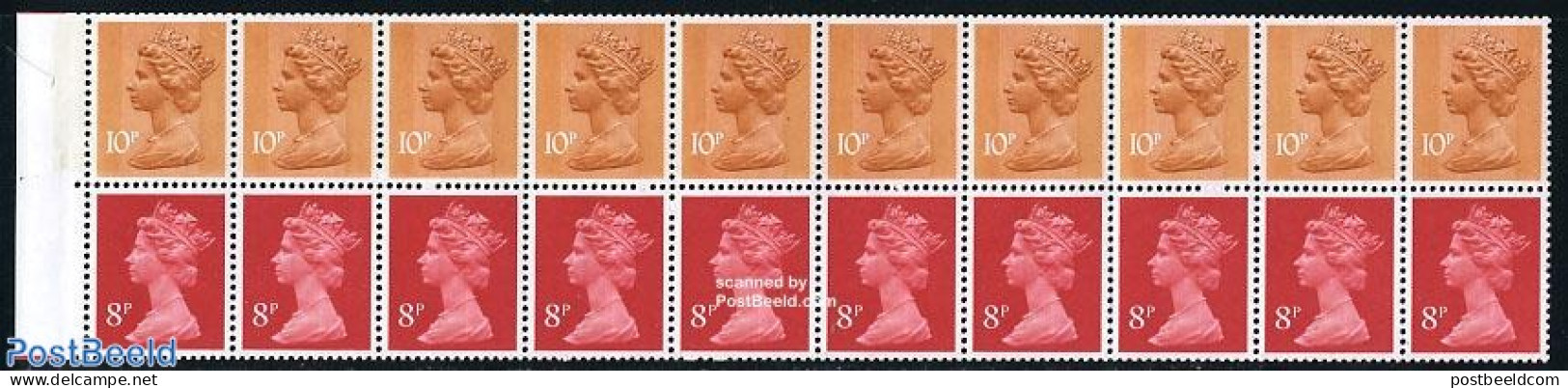 Great Britain 1979 Definitives Booklet Pane, Mint NH - Unused Stamps