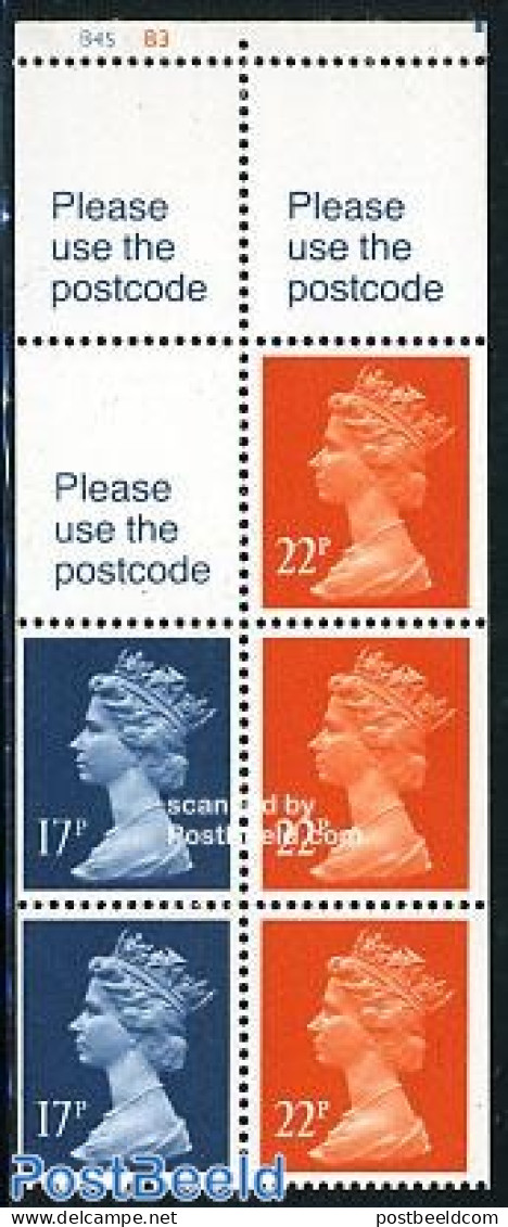 Great Britain 1990 Definitives Booklet Pane, Mint NH - Unused Stamps