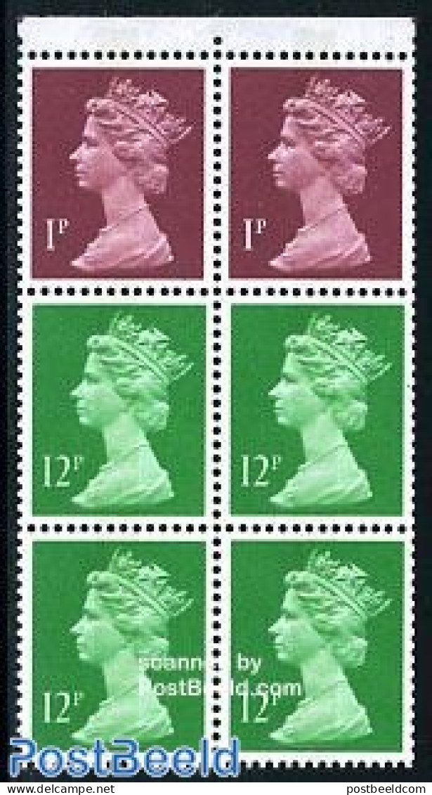 Great Britain 1986 Definitives Booklet Pane, Mint NH - Unused Stamps