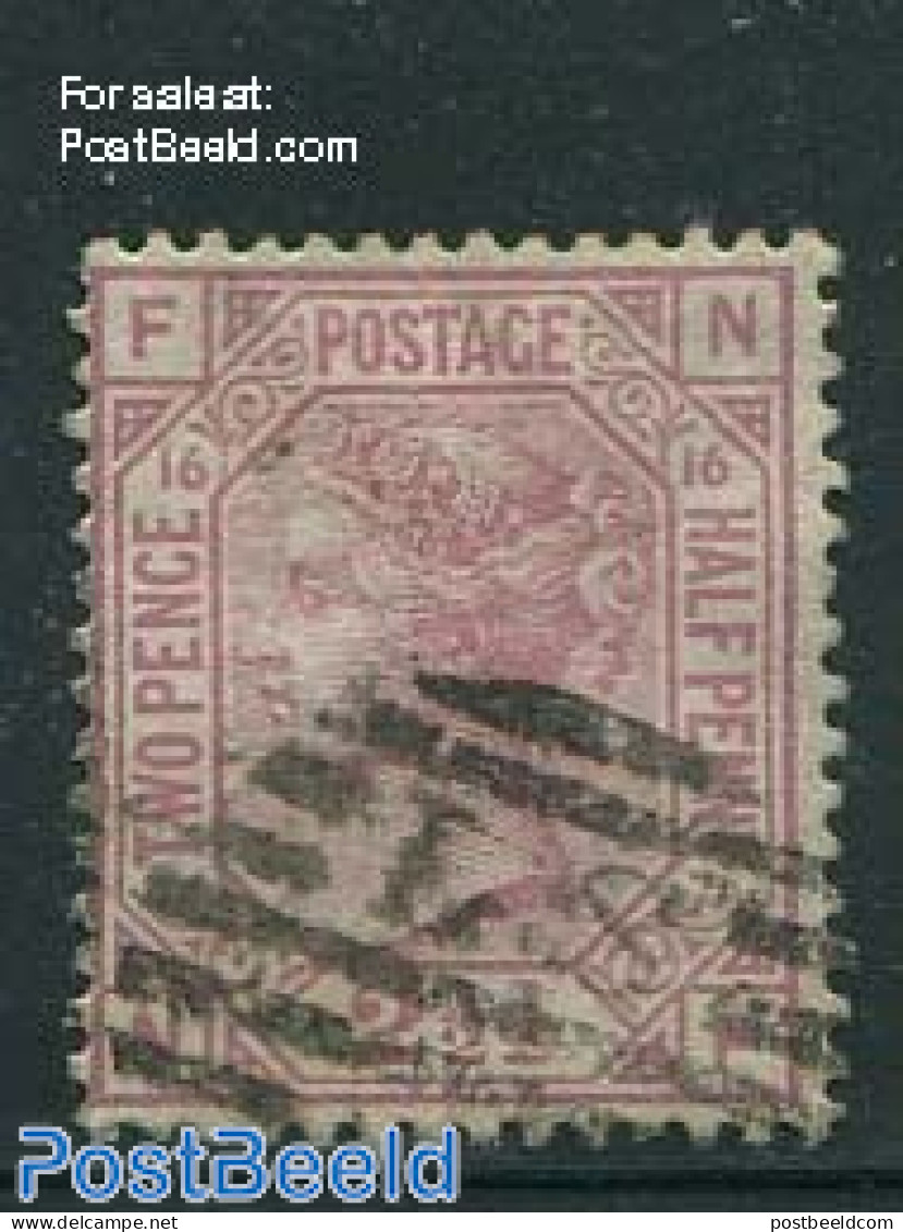 Great Britain 1876 2.5p. Lilacrosa, Plate 16, Used, Used - Used Stamps
