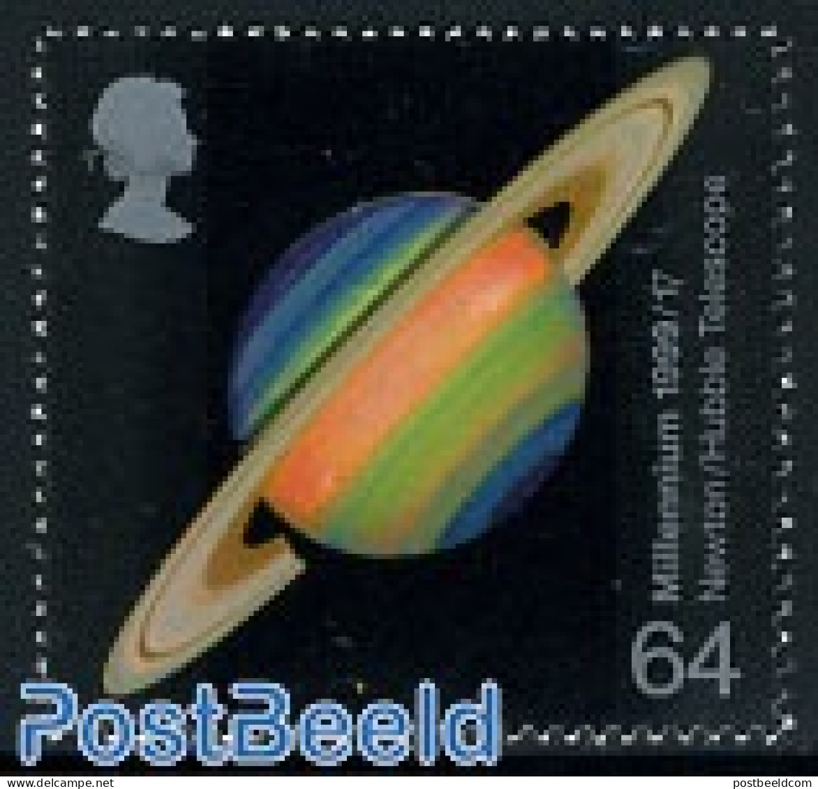 Great Britain 1999 Solar Eclipse 1v (from S/s), Mint NH, Science - Astronomy - Nuovi
