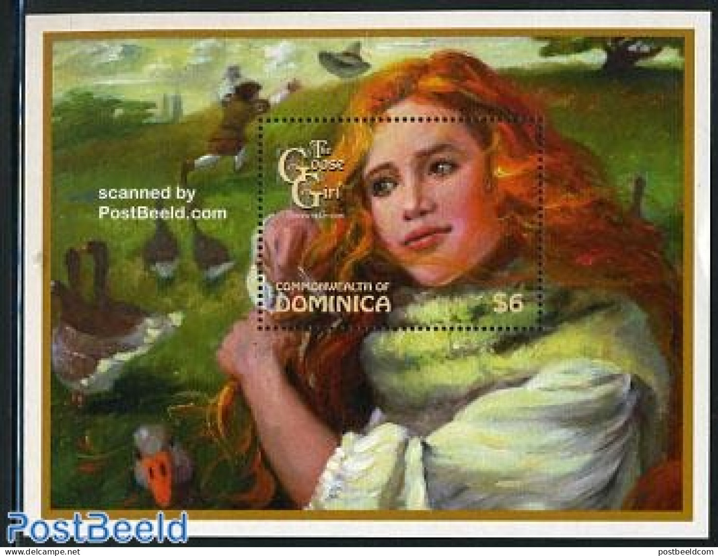 Dominica 1997 Grimm Brothers S/s, Mint NH, Art - Fairytales - Märchen, Sagen & Legenden