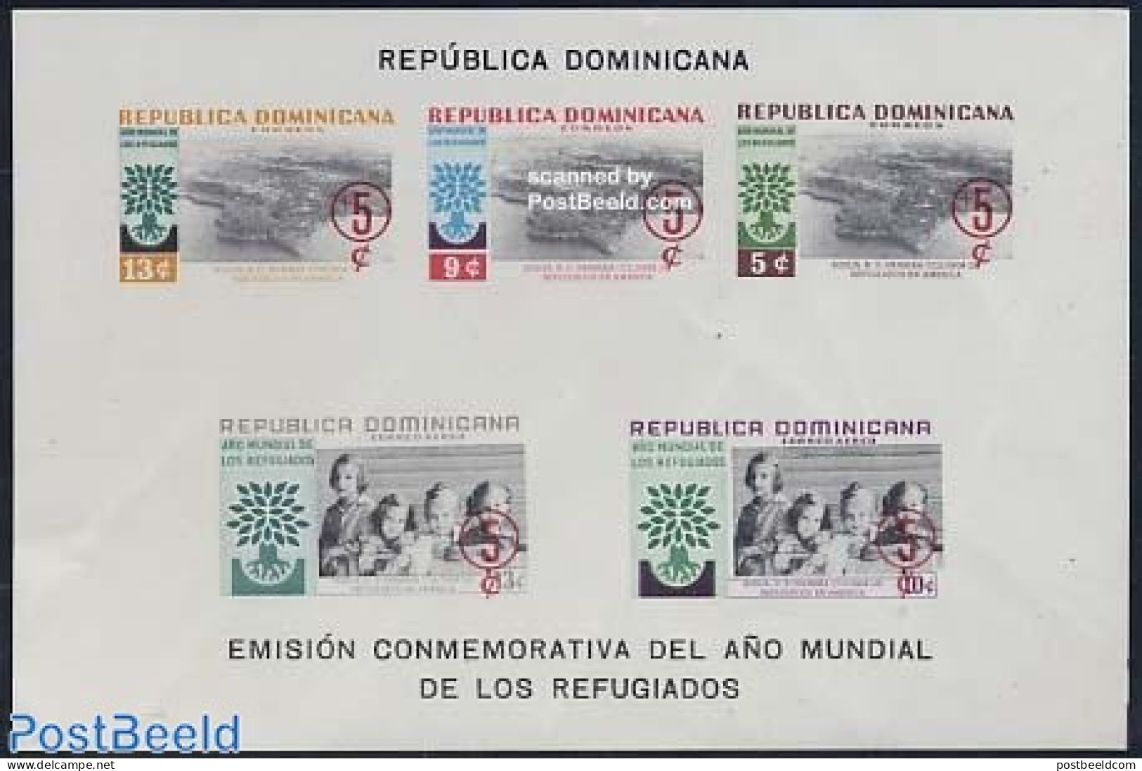 Dominican Republic 1960 World Refugees Year S/s Imperforated, Mint NH, History - Refugees - Rifugiati