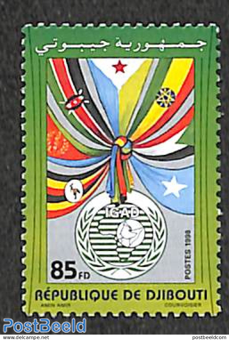 Djibouti 1998 IGAD 1v, Mint NH, History - Flags - Dschibuti (1977-...)