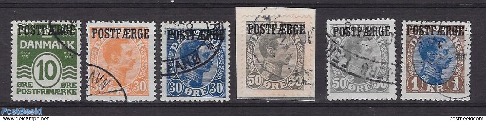 Denmark 1922 Postfaerge 6v, Mint NH - Nuevos