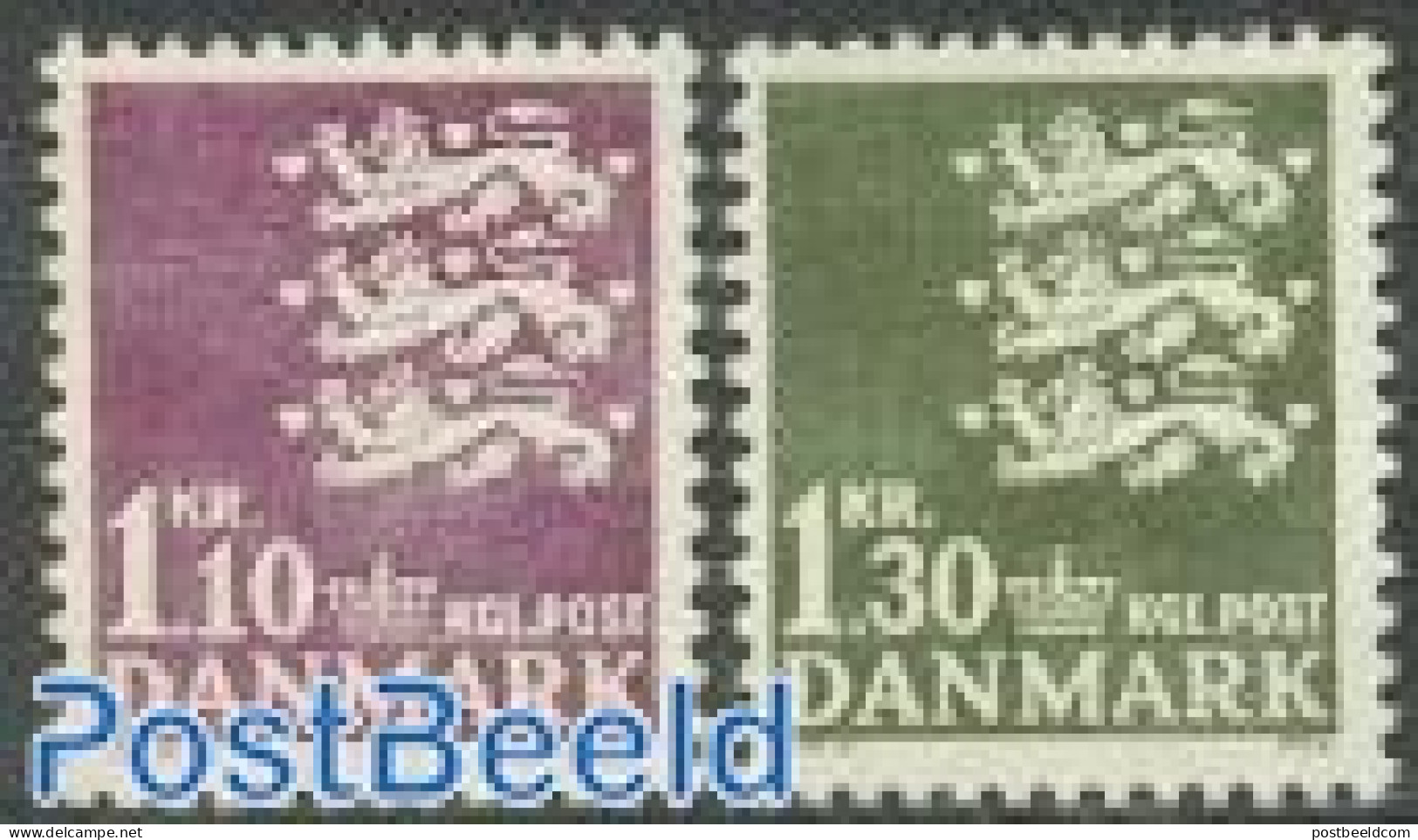 Denmark 1965 Definitives 2v, Mint NH - Unused Stamps