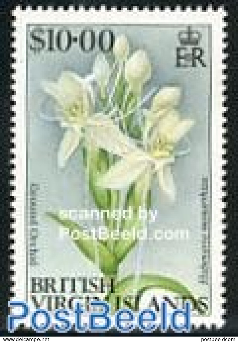 Virgin Islands 1992 Flower 1v, Mint NH, Nature - Flowers & Plants - Iles Vièrges Britanniques