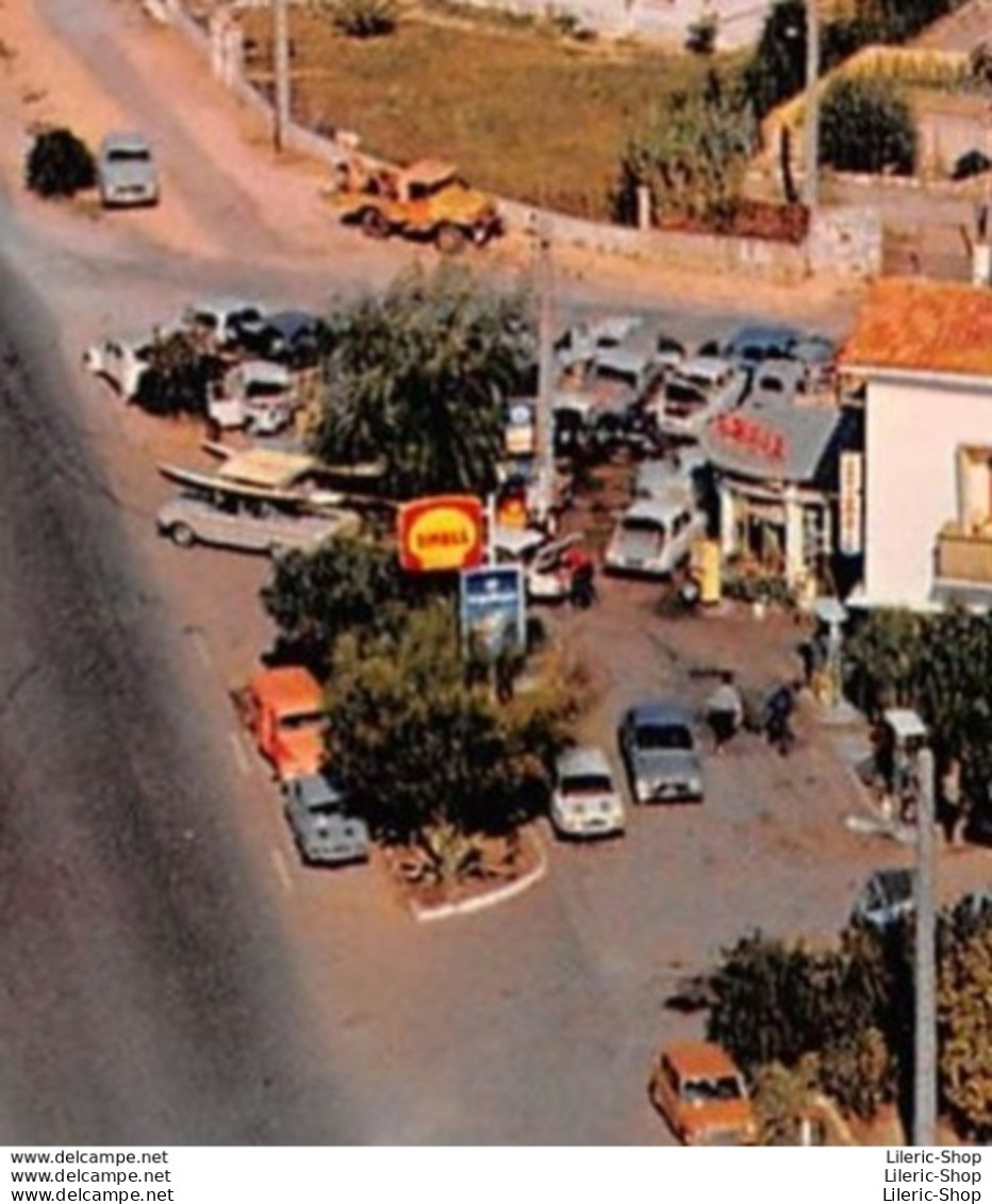 La Londe Les Maures (83) - Vue Générale Aérienne - Station Essence Shell - Casse Auto - Automobiles - Éd. COMBIER - La Londe Les Maures