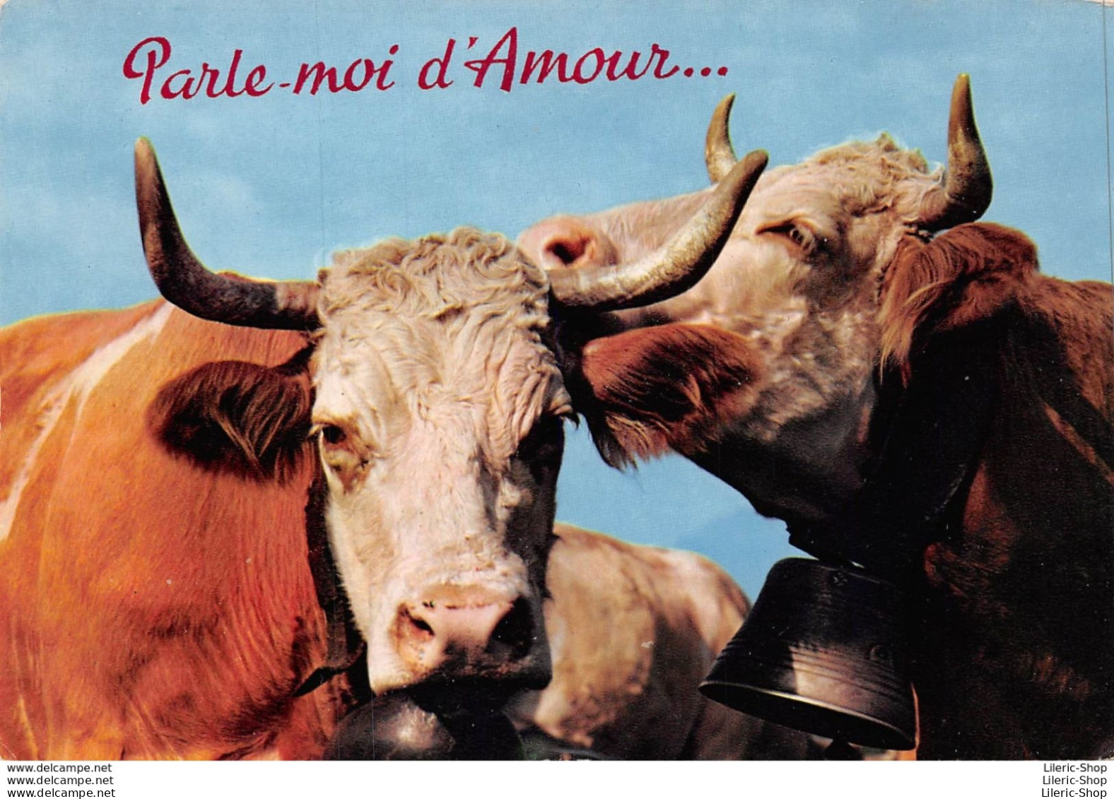 CPSM 1968 - VACHES - " PARLEZ-MOI D'AMOUR ...." - ÉD. CAP - Vaches