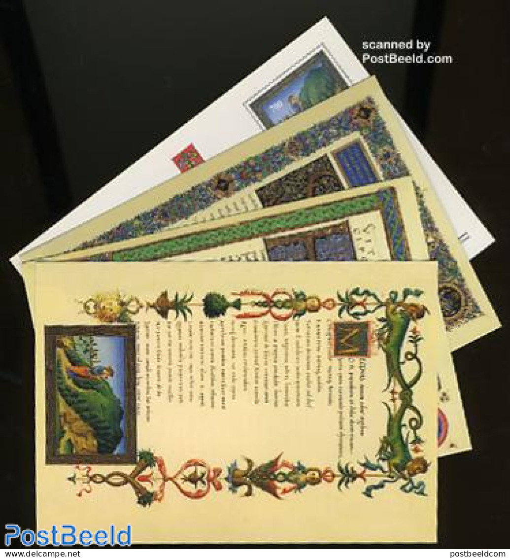 Vatican 1993 Postcard Set 700L, Horaz, Unused Postal Stationary, Art - Authors - Cartas & Documentos