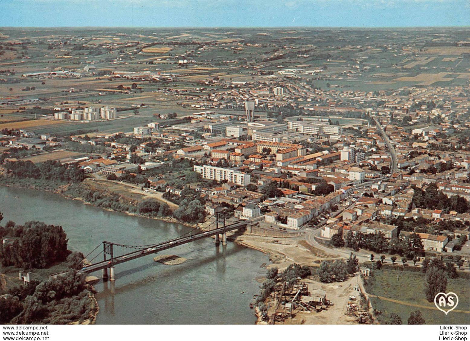 MARMANDE (47) - Vue Aérienne - Éd. APA-POUX - Marmande