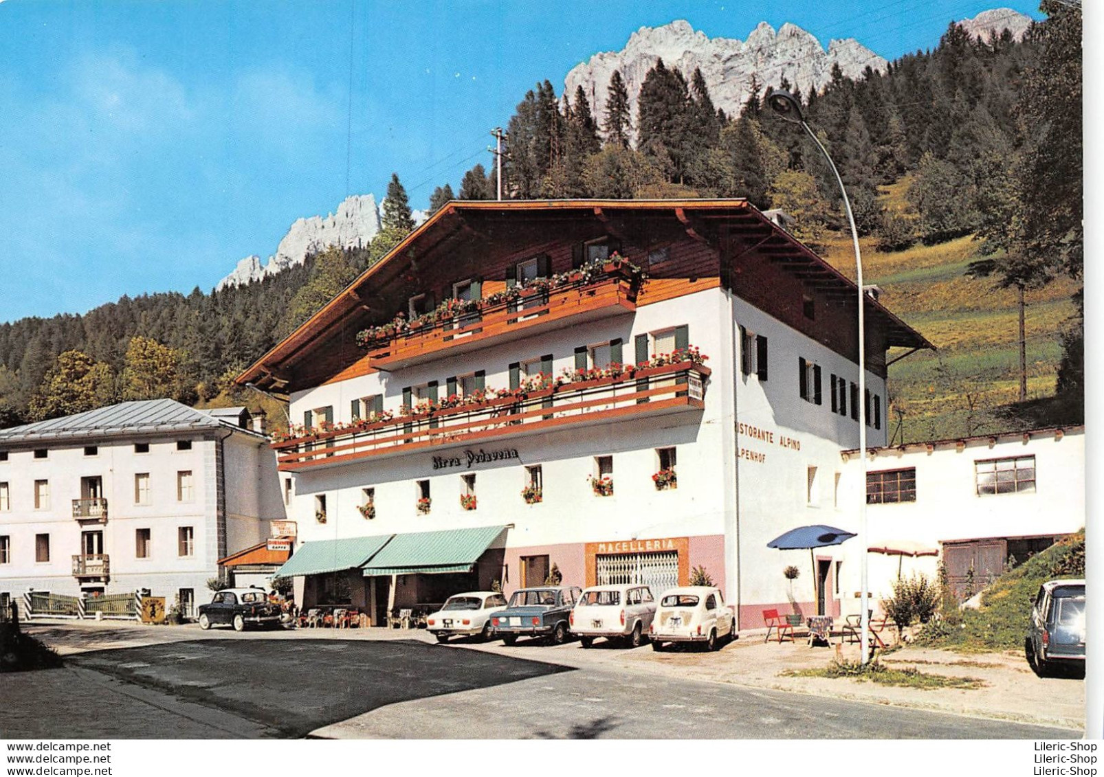 CPSM - 1973 - Vodo Di Cadore - Albergo Ristorante "Alpino" - Automobiles Neckar Fiat 600 - Primula - Alfa Roméo - Belluno