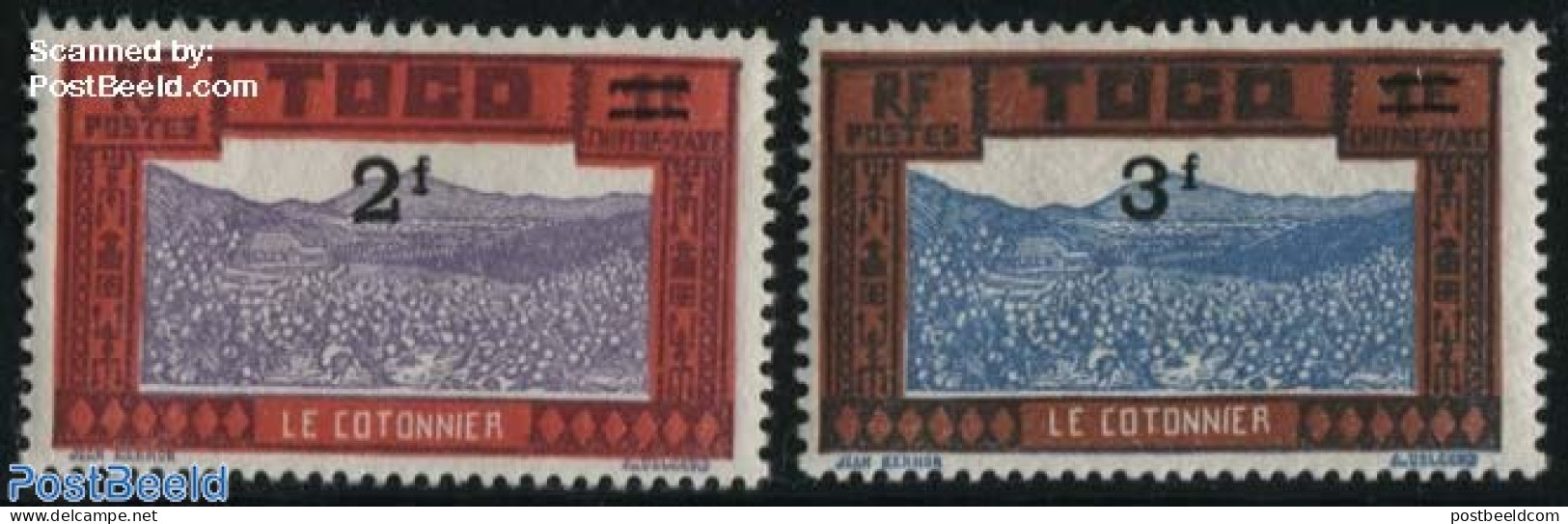 Togo 1927 Postage Due 2v, Mint NH - Togo (1960-...)