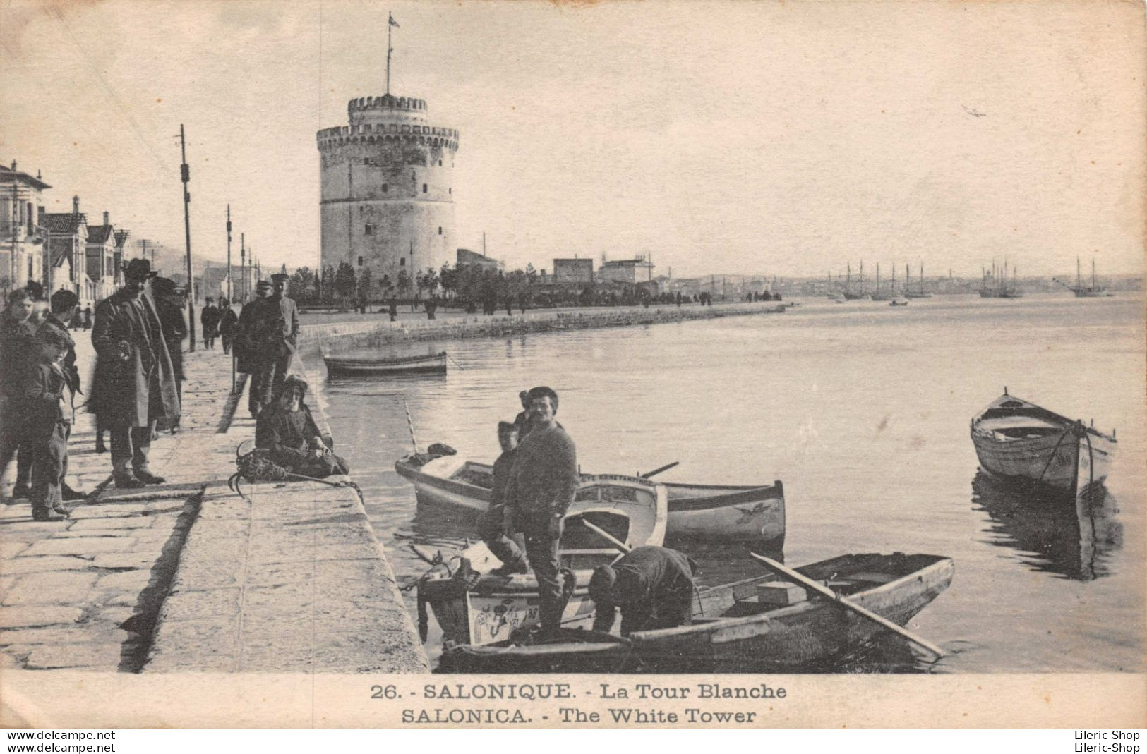 GRÈCE - SALONIQUE. La Tour Blanche - CPA 1917 - Greece